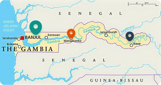 Map of community reach